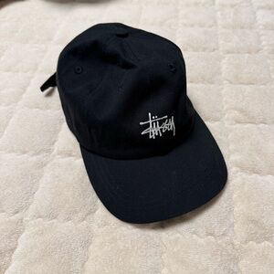 SS24 Stussy basic logo Daily cap in black
